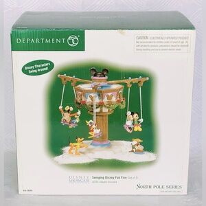 Department 56 Disney Christmas Village Swinging Disney Fab Five